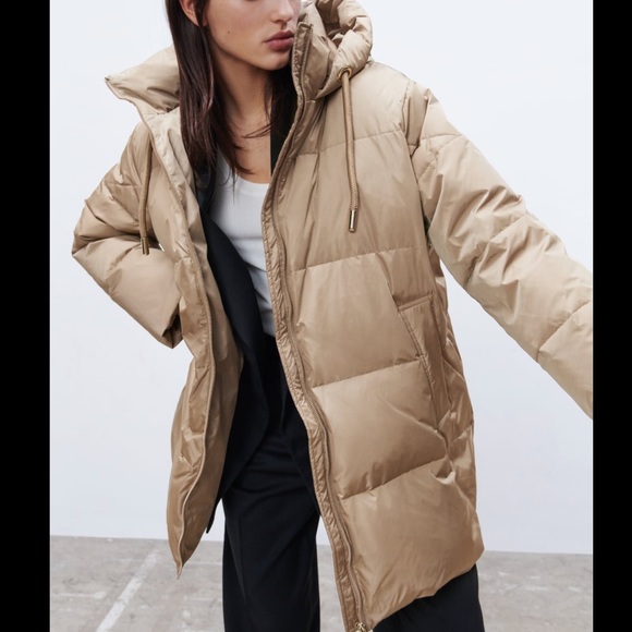 WATER & WIND PROTECTION HOODED DOWN COAT - Picture 10 of 14